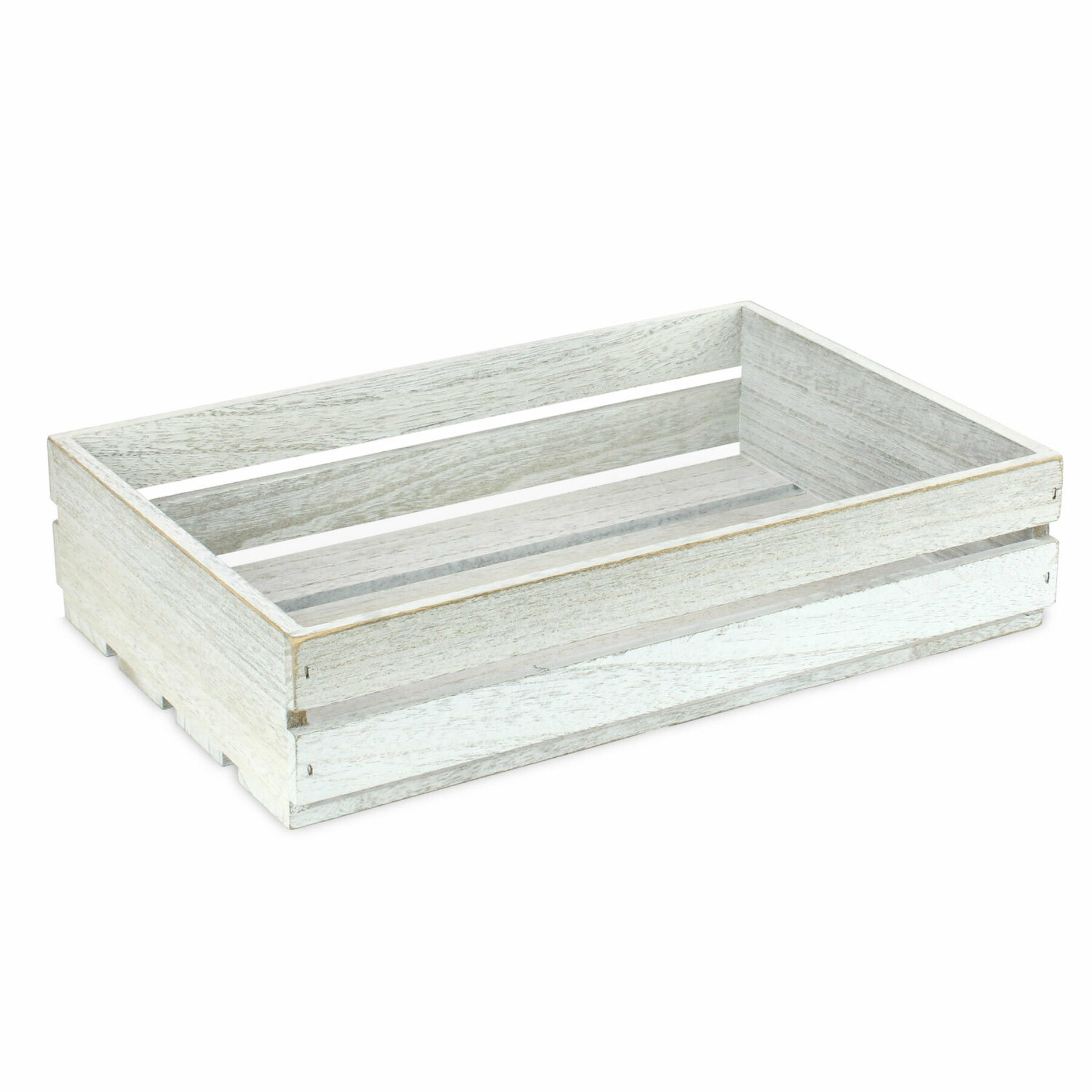 Large White Wooden Crate