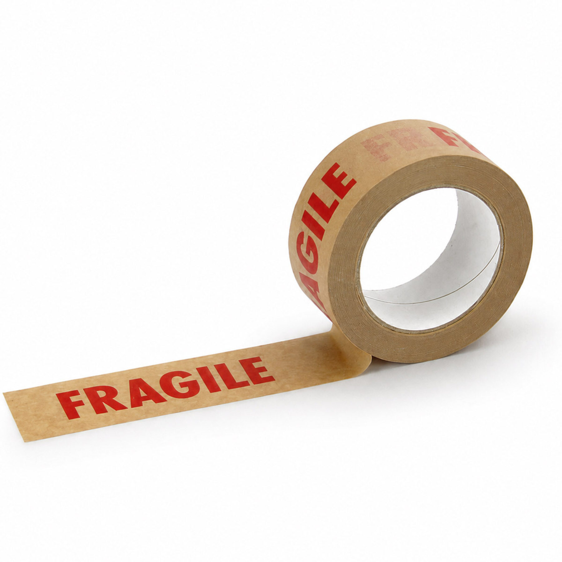 Fragile Kraft Paper Eco Tape - 5m