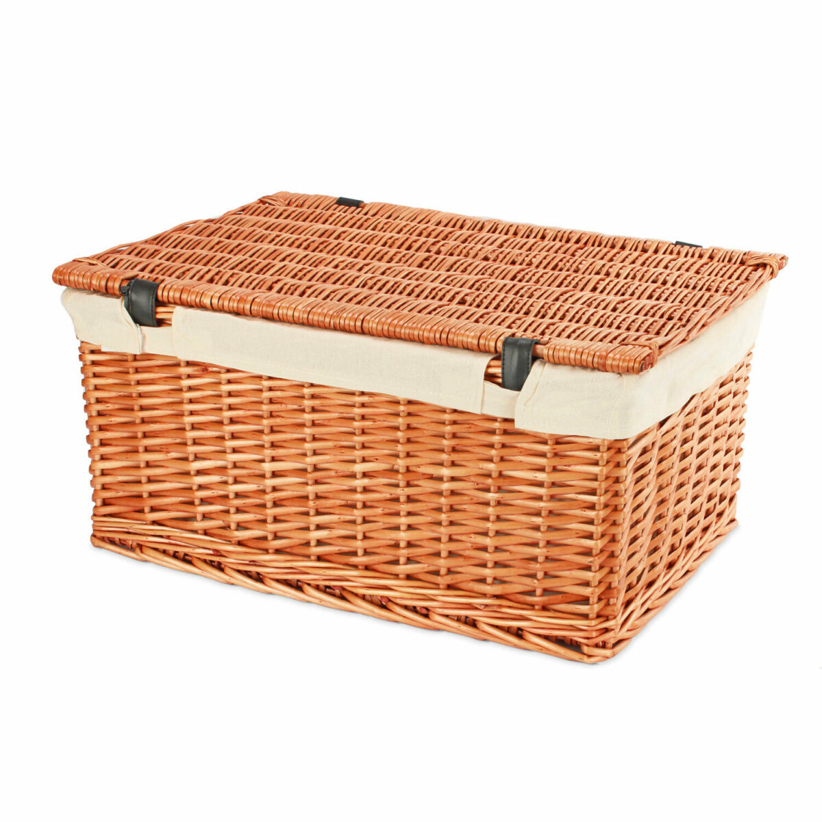 20 Inch Split Willow Hamper Basket & Liner | Trade Prices I Gadsby