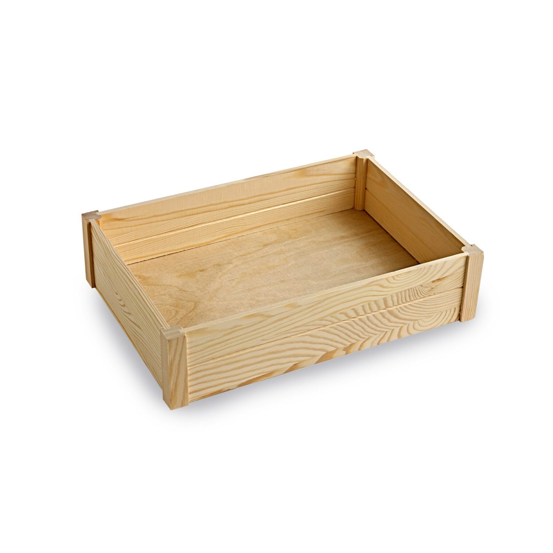 Rectangular Wooden Crate