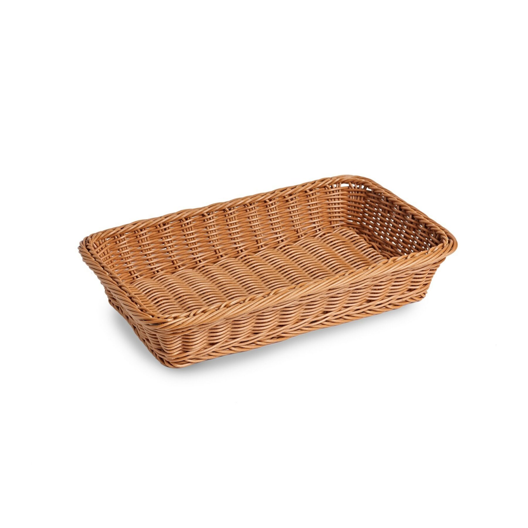 Plastic Wicker Basket - 42cm