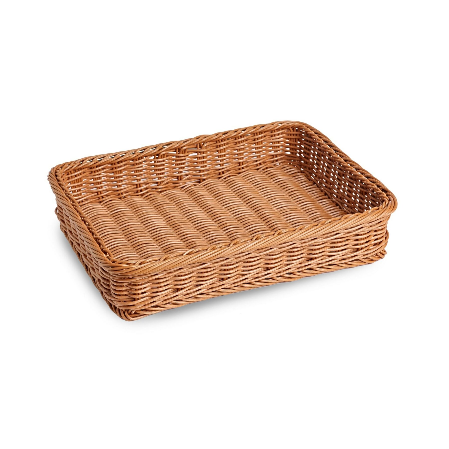 Plastic Wicker Basket - 40cm