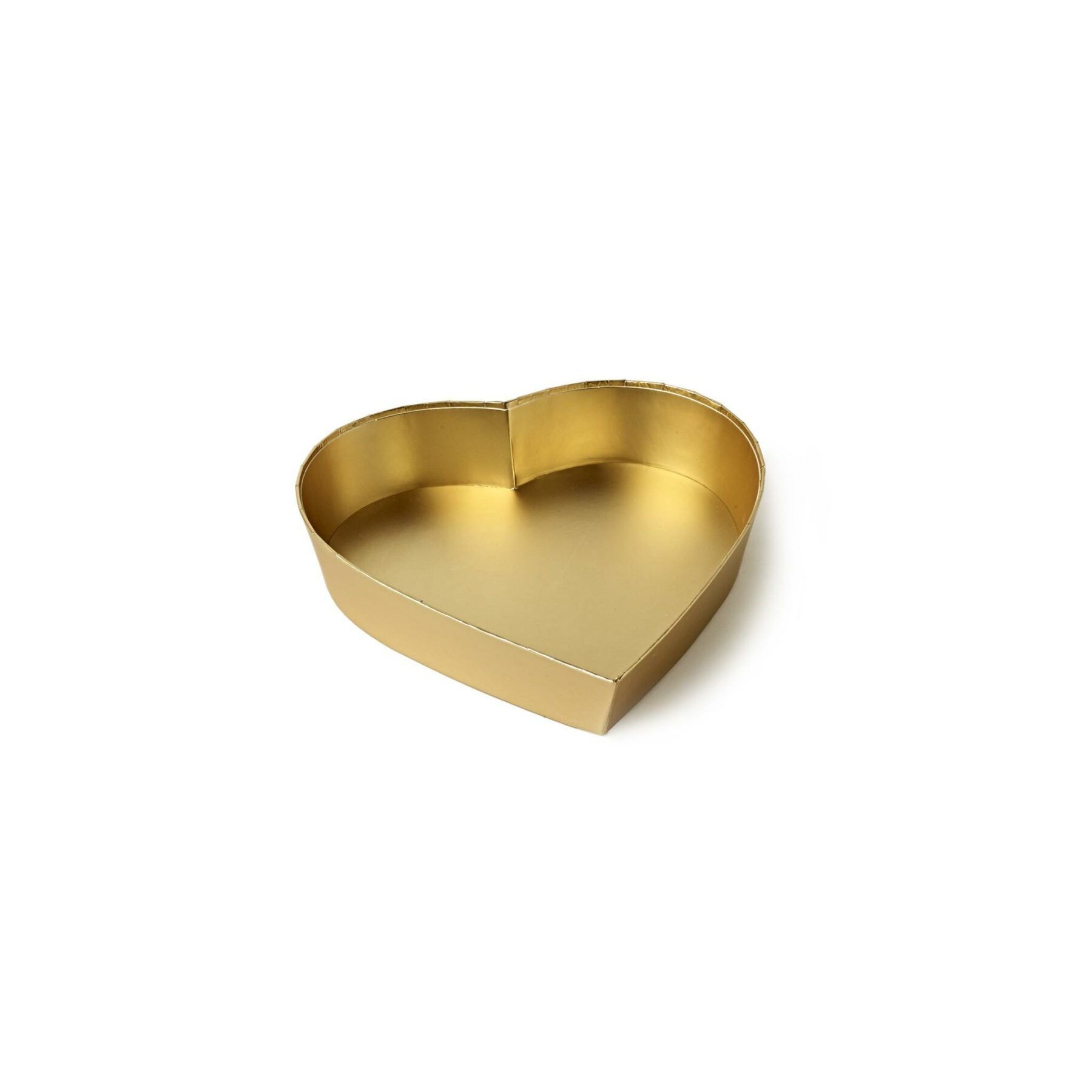 Small Card Heart Tray - Gold
