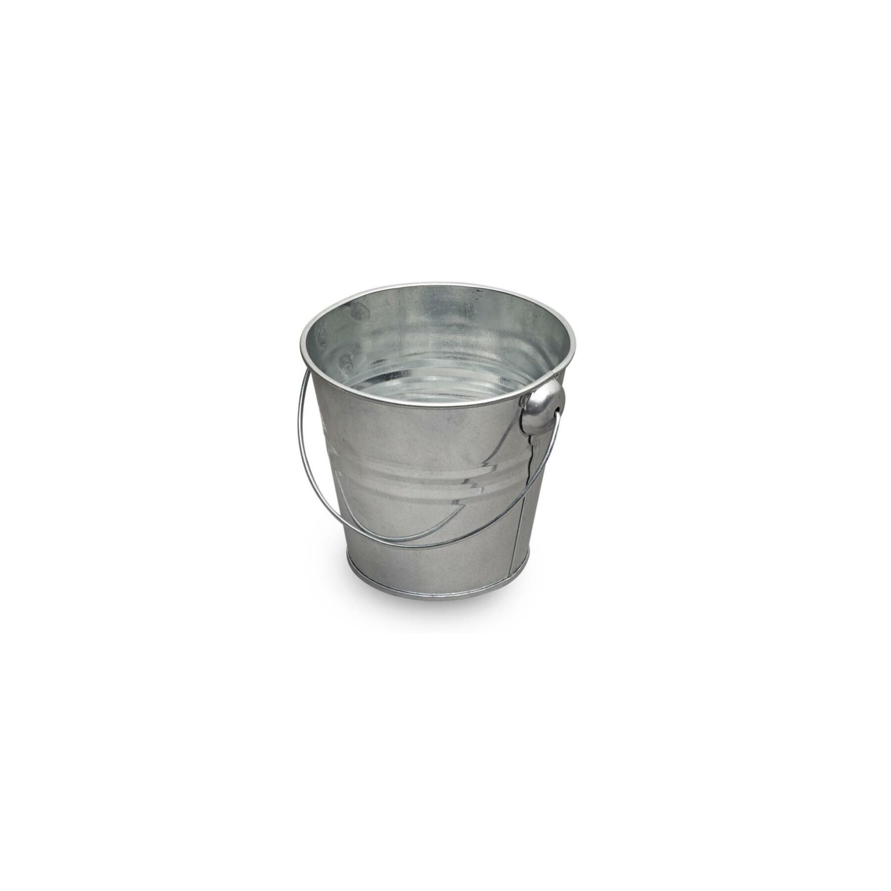 Small Metal Serving Bucket - Galvanised
