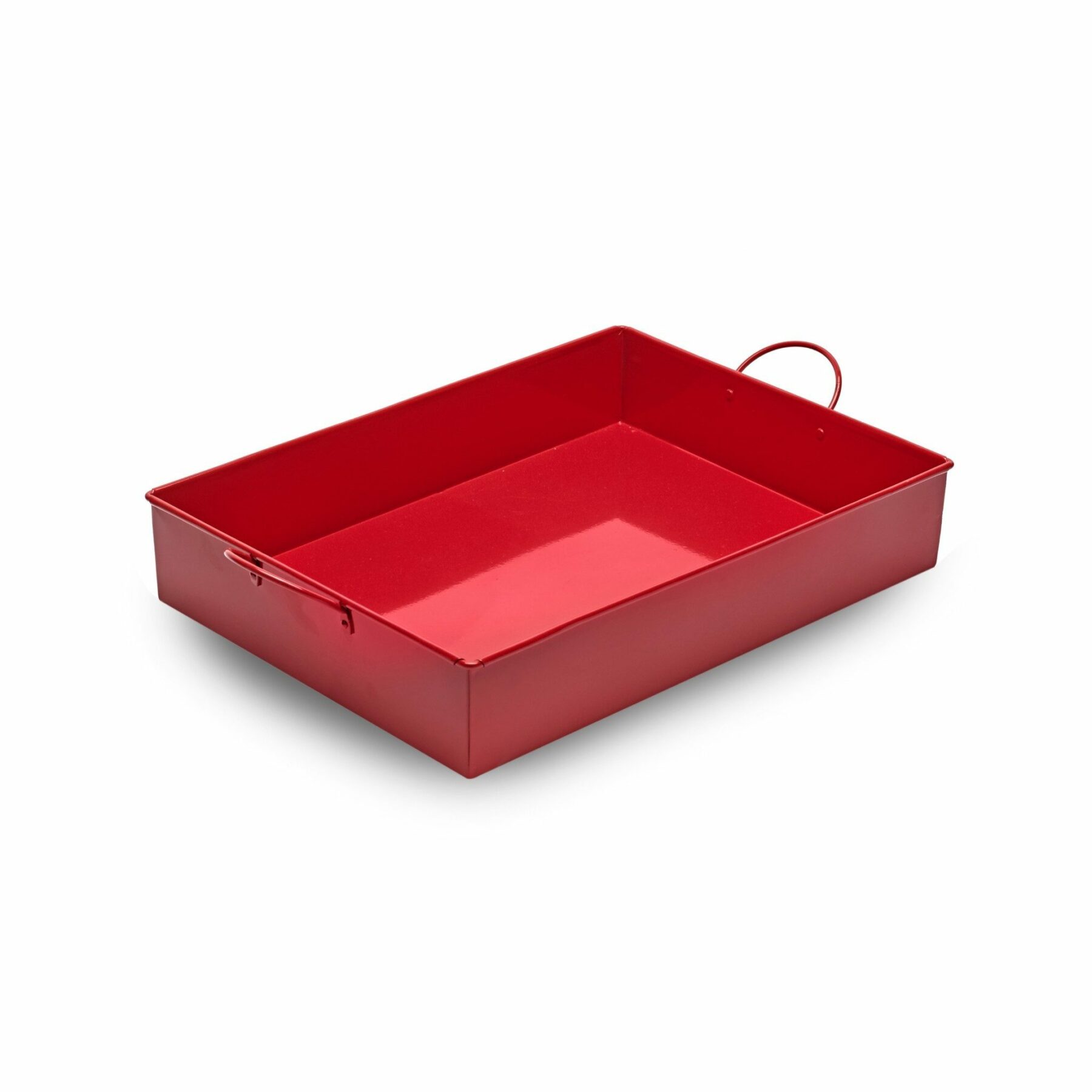 Metal Tray - Red