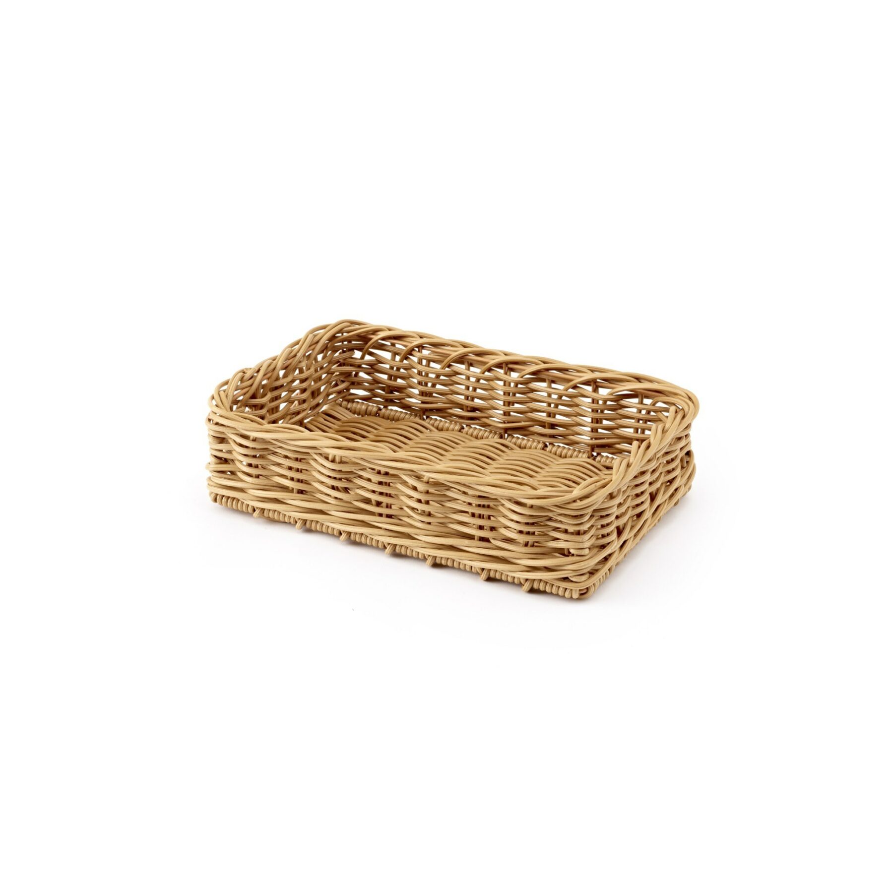 Chunky Plastic Wicker Basket - 40cm