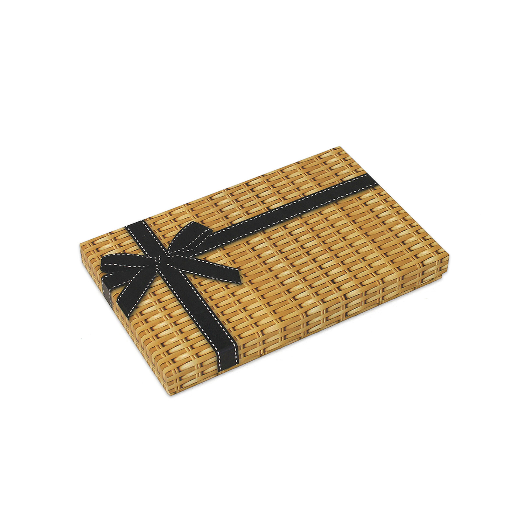 12 Letterbox Gift Boxes - Wicker Print