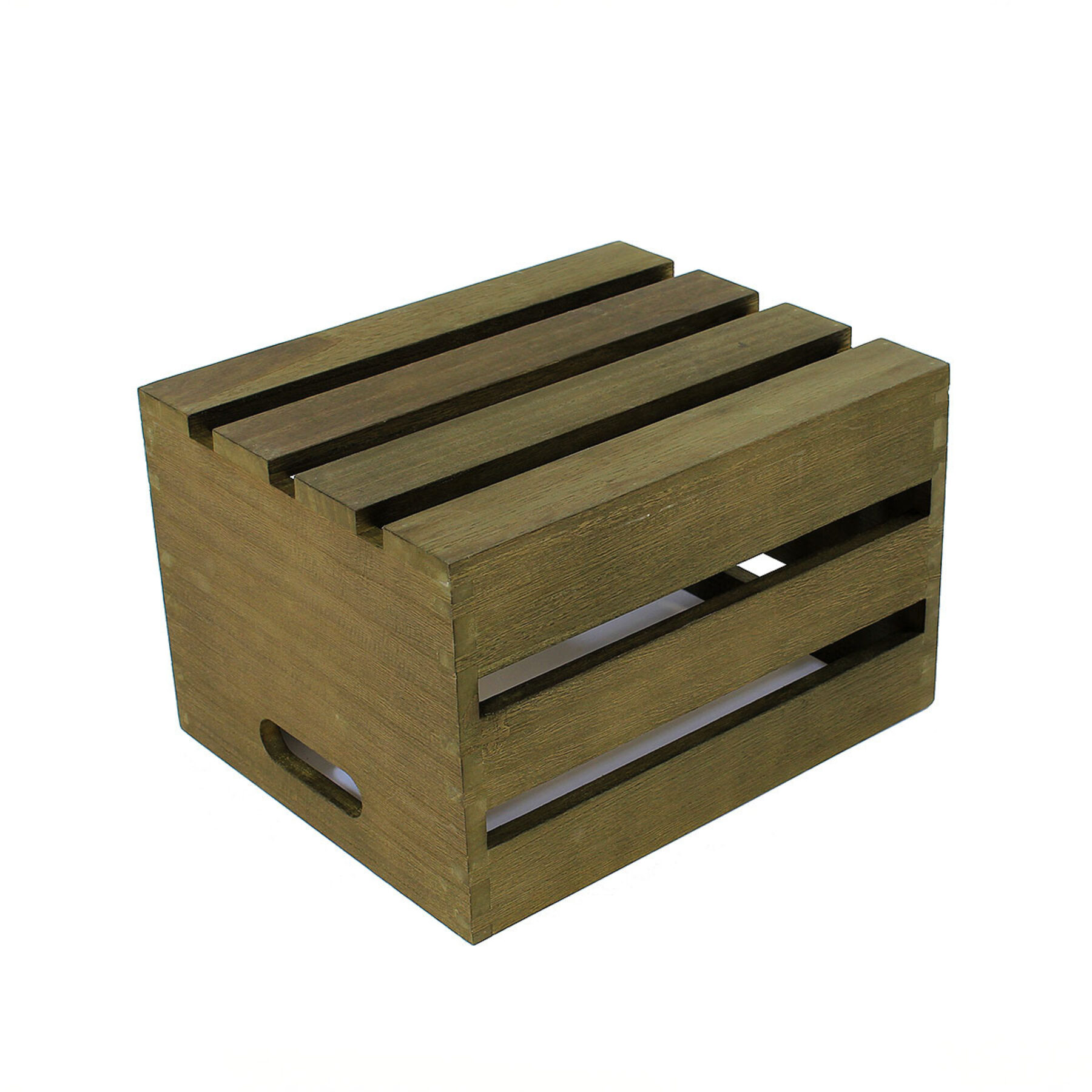 Large Wooden Crate - Dark - Upside Down