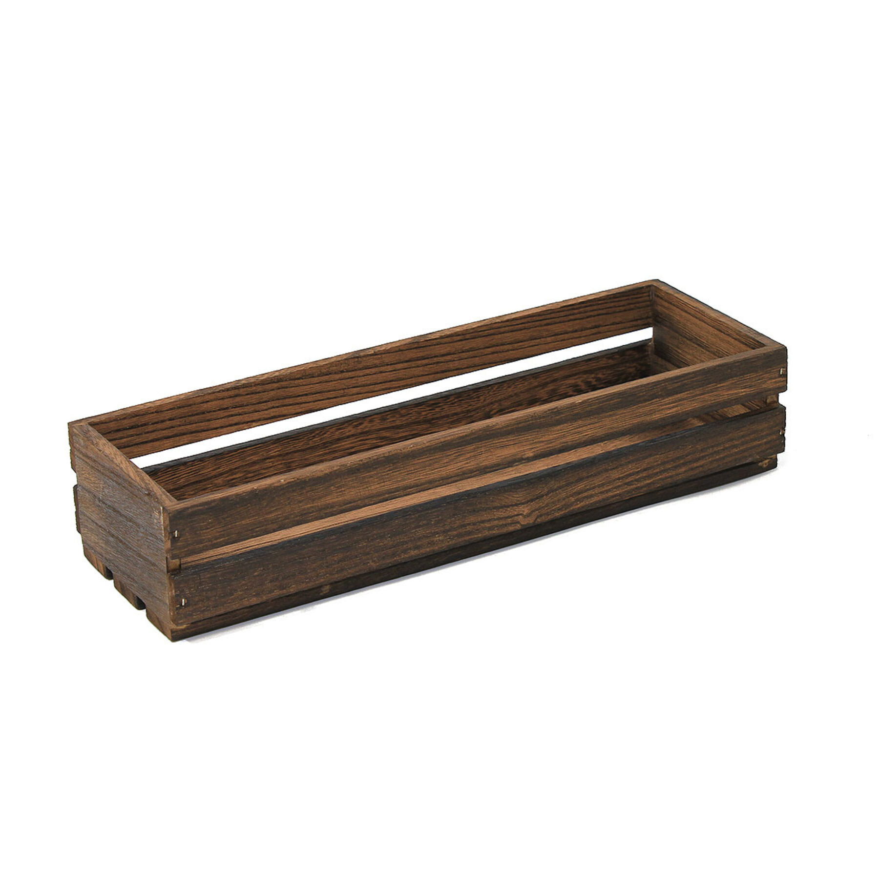 Medium Dark Wooden Crate