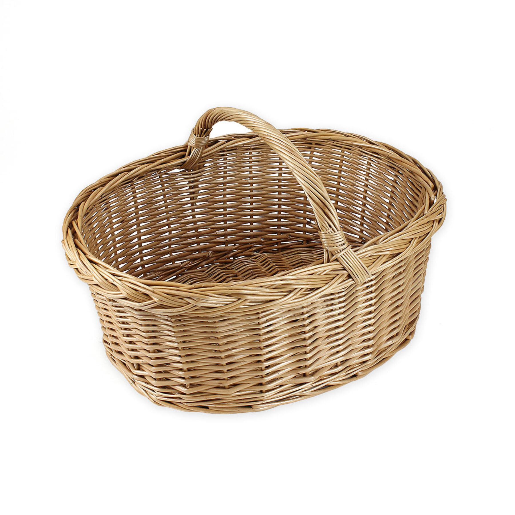 Large Wicker Shopping Basket