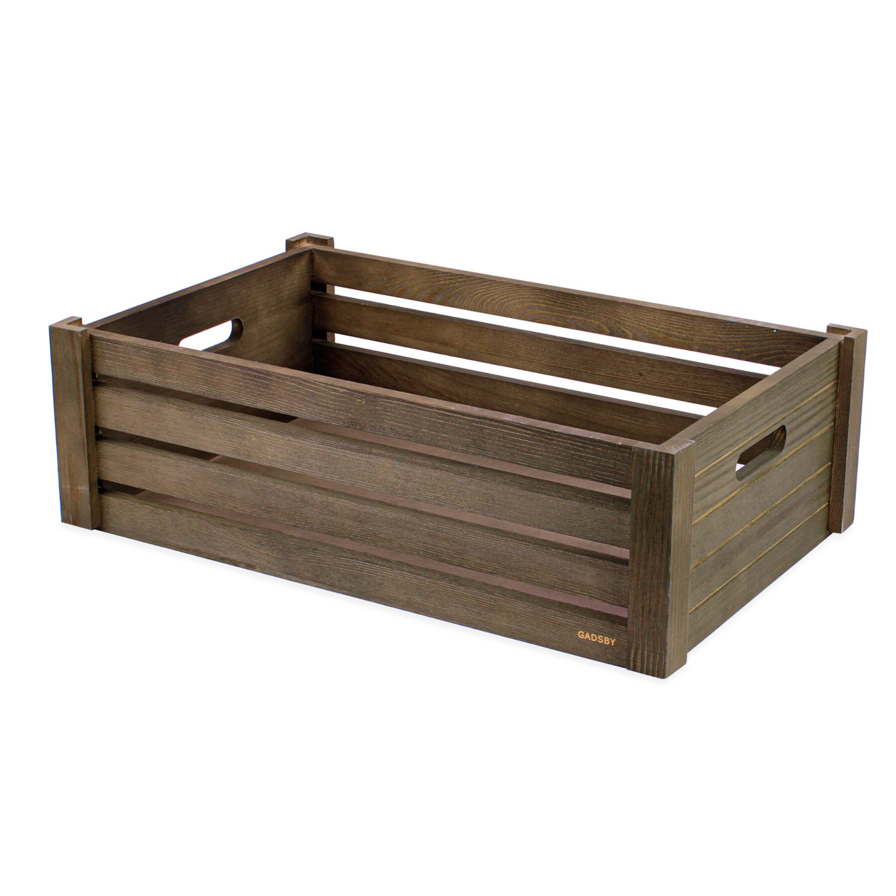 1/1 GN Olive Grey Wooden Crate