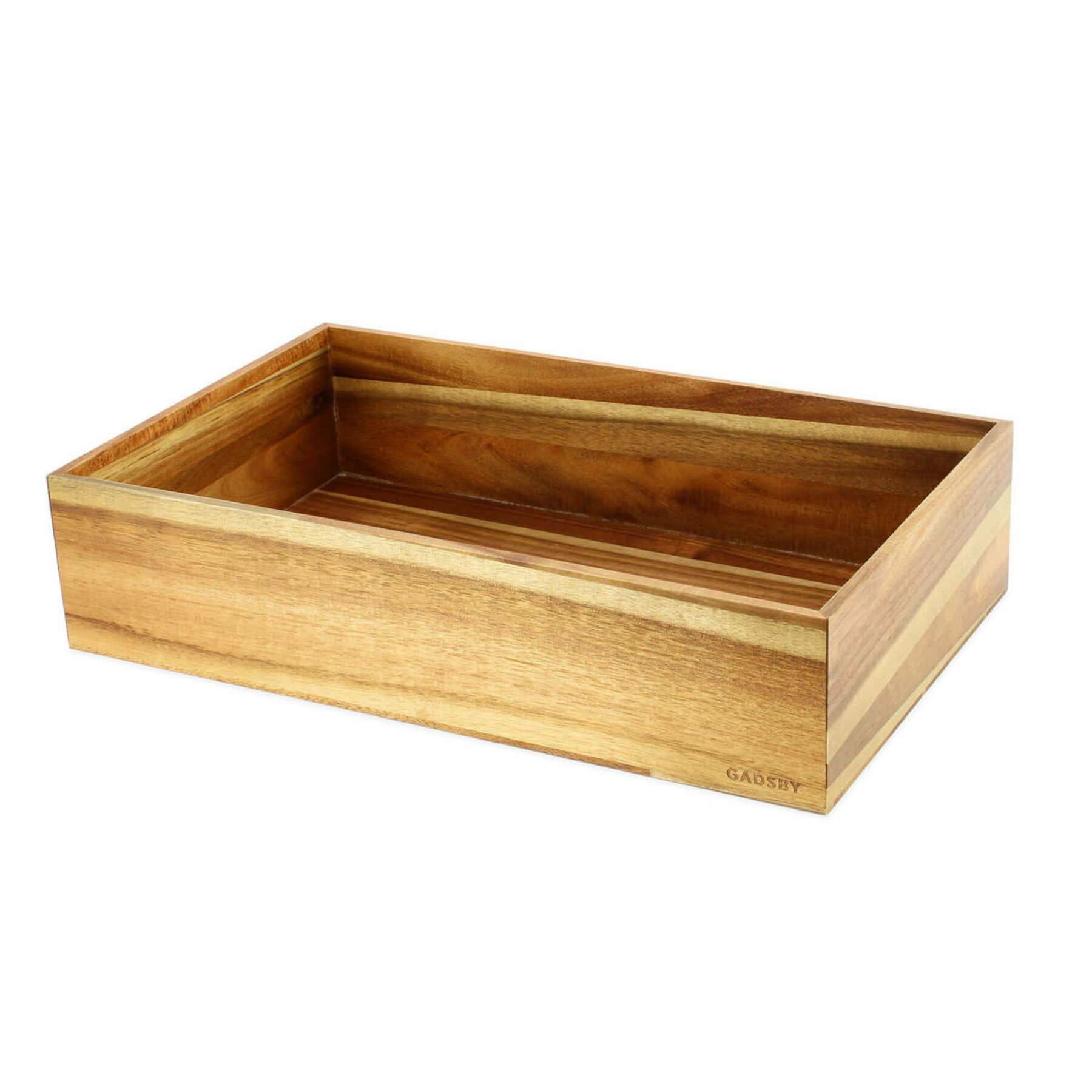 1/1 GN Acacia Wooden Crate