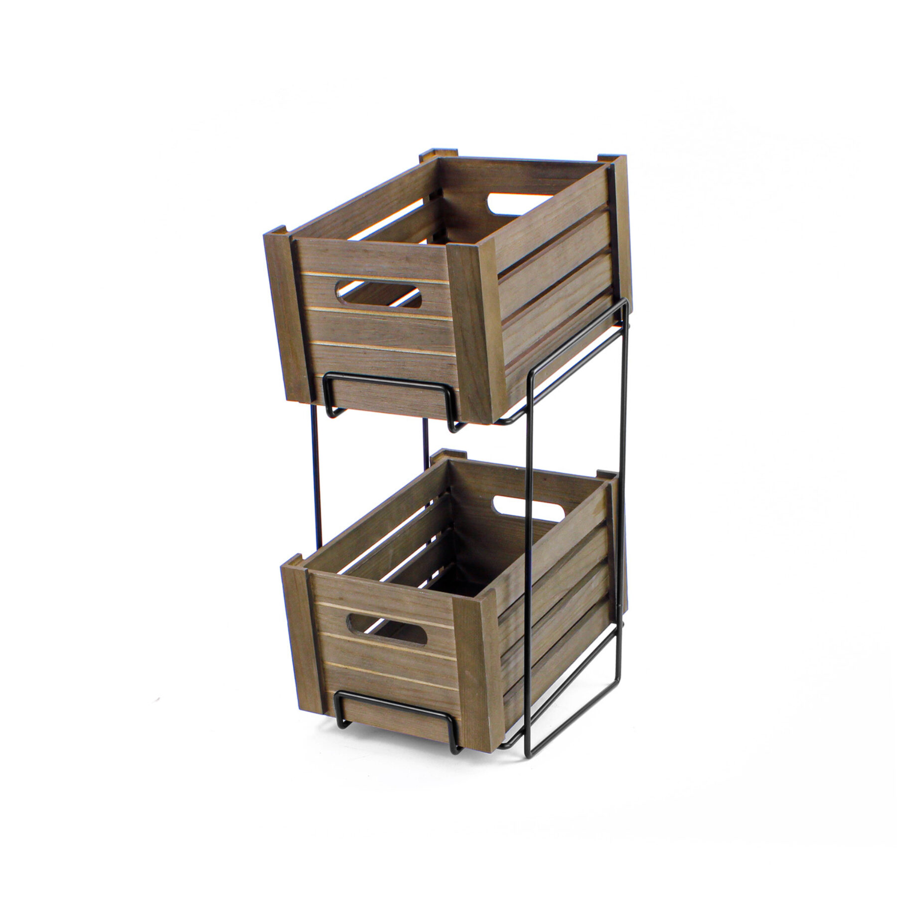 Narrow 2 Tier Wire Display Stand - Set 5
