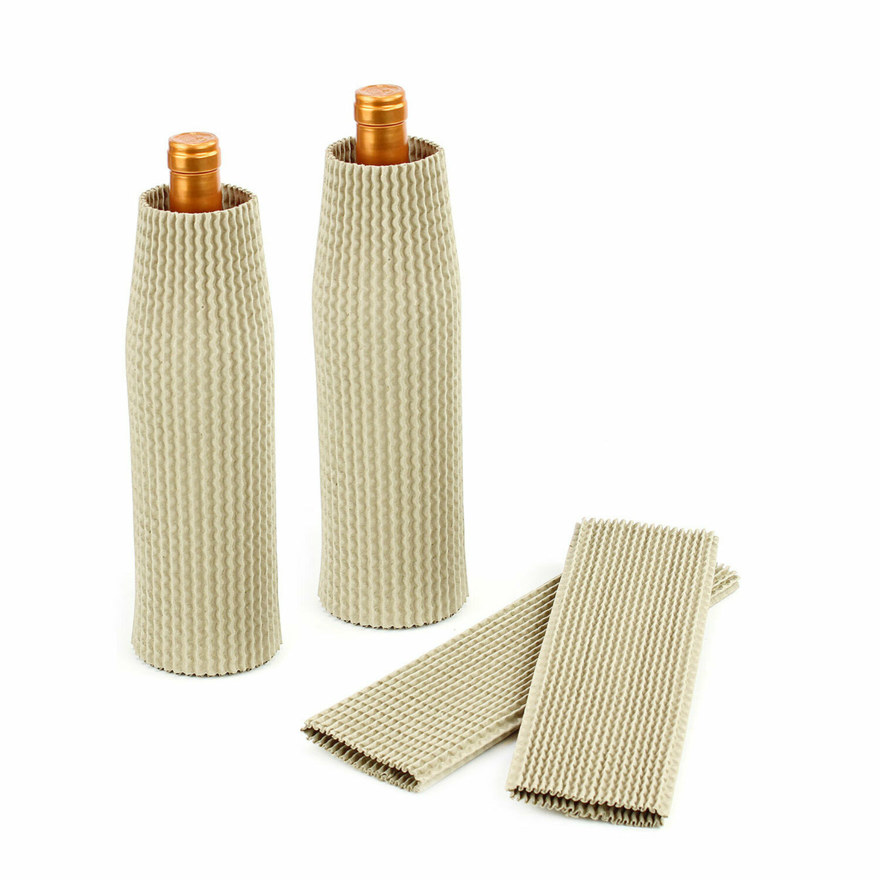 Corrugated Protective Bottle Sleeve (100pcs)
