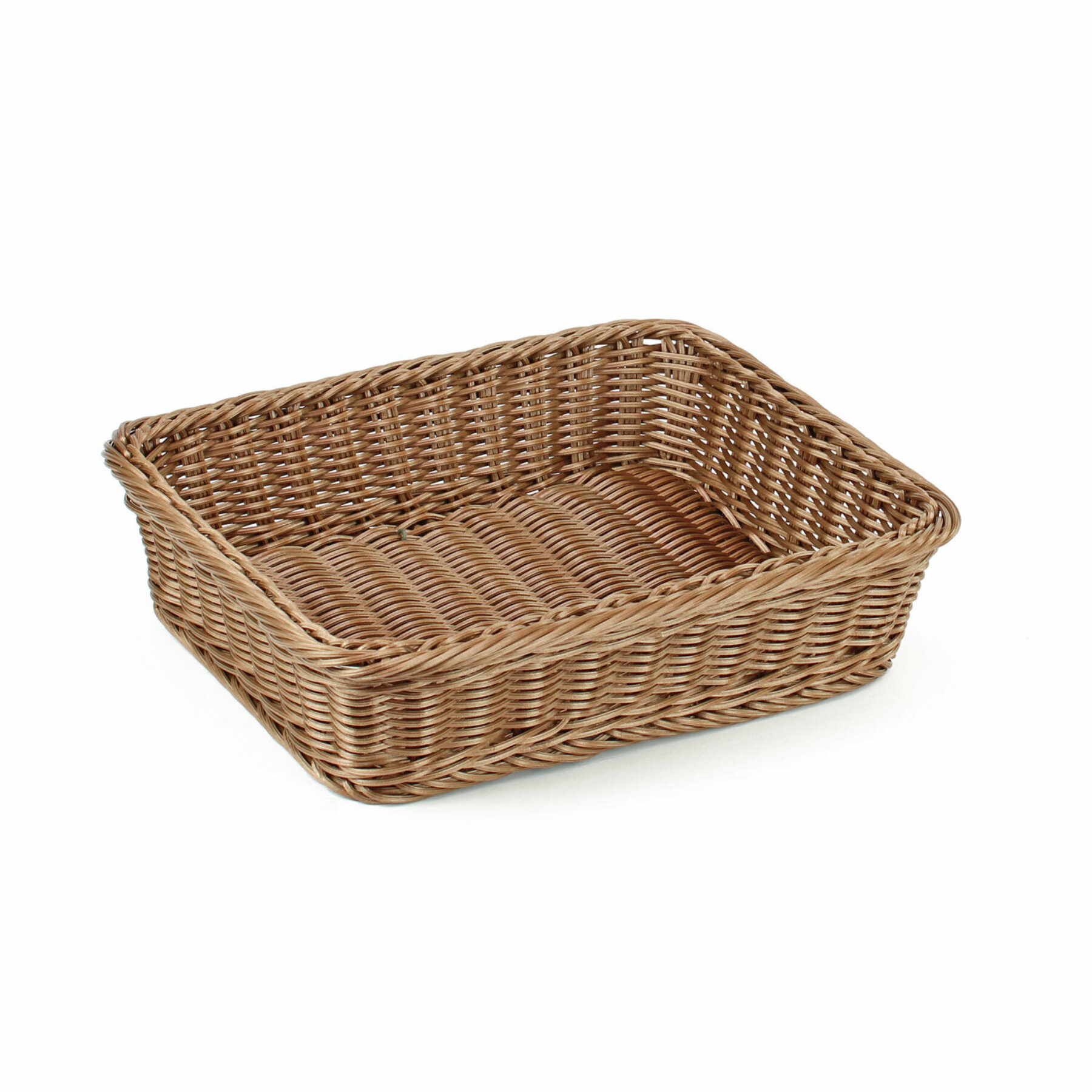 1/2 GN Taupe Polywicker Basket