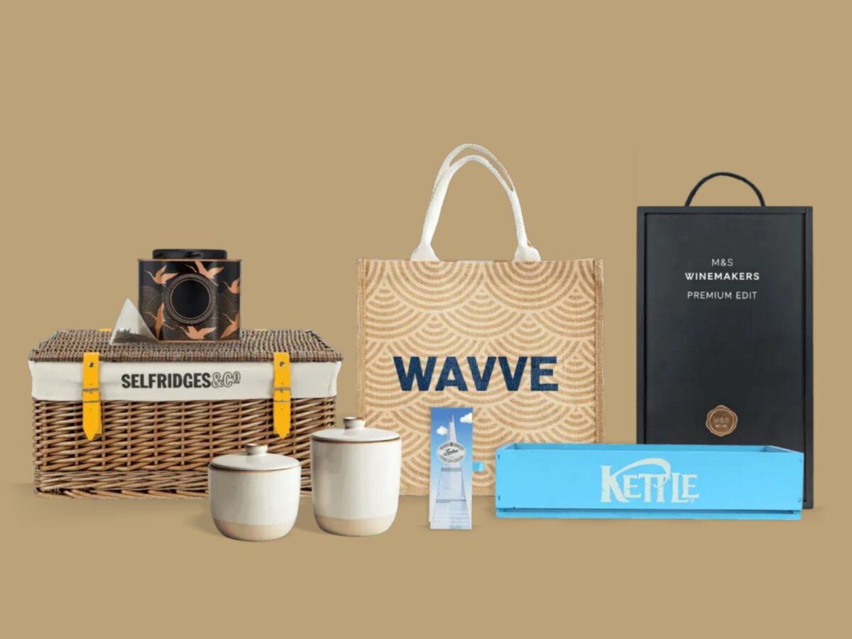Selection of bespoke products made from various materials including wood, ceramic, wicker and more