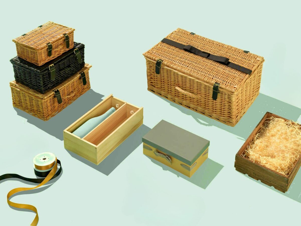 Hampers, gift boxes, gift trays and shredded paper to help businesses with Black Friday