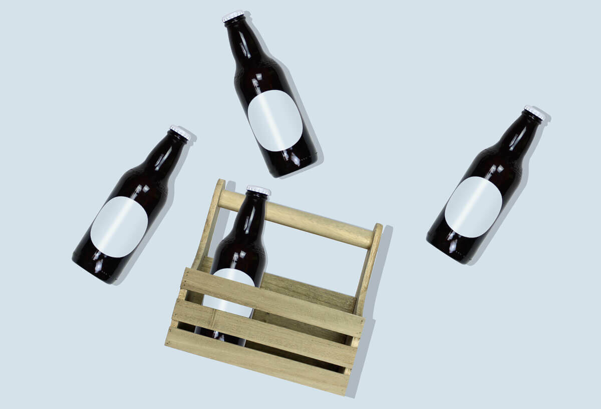 Father's Day Hampers - Wooden Caddy