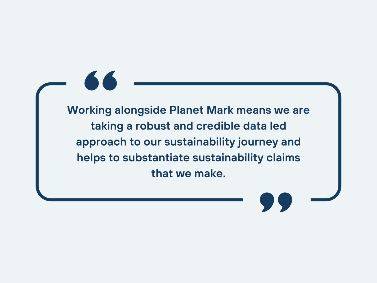 Carbon neutral vs net zero quote from Gadsby