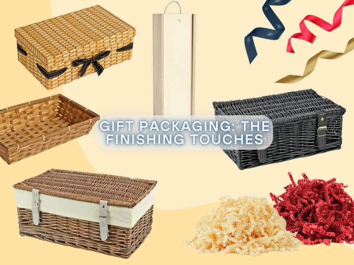 Gift packaging finishing touches