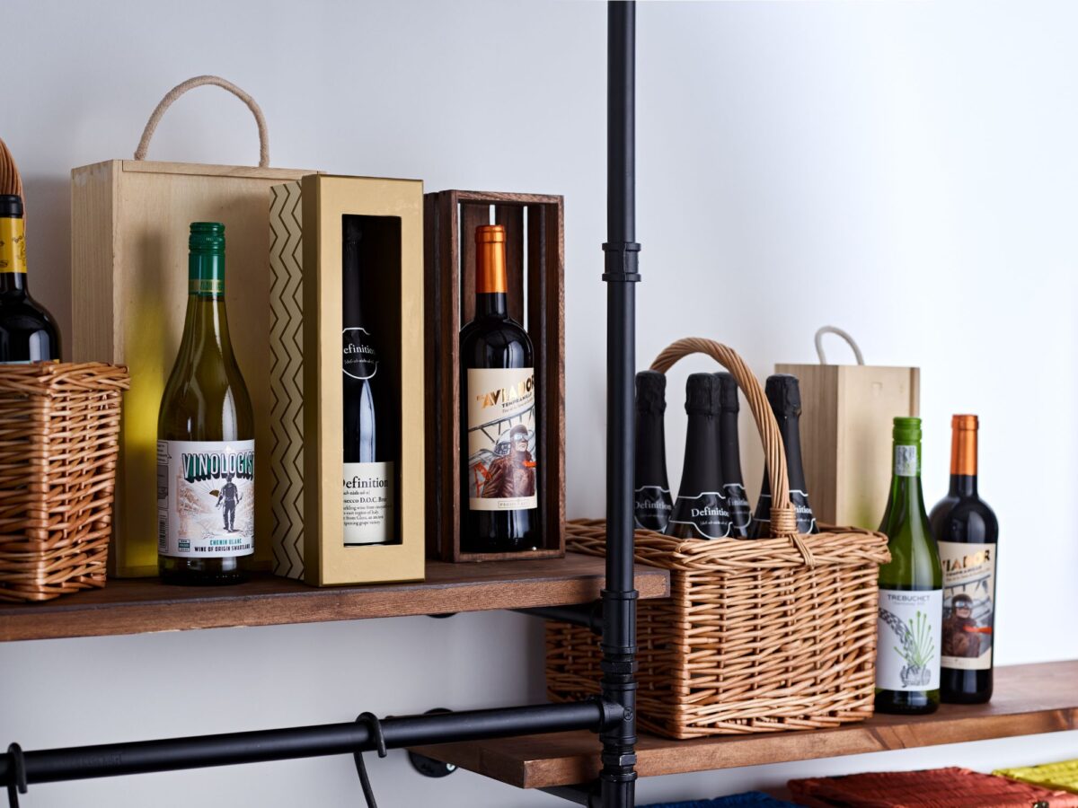 Industrial display system highlighting a range of products