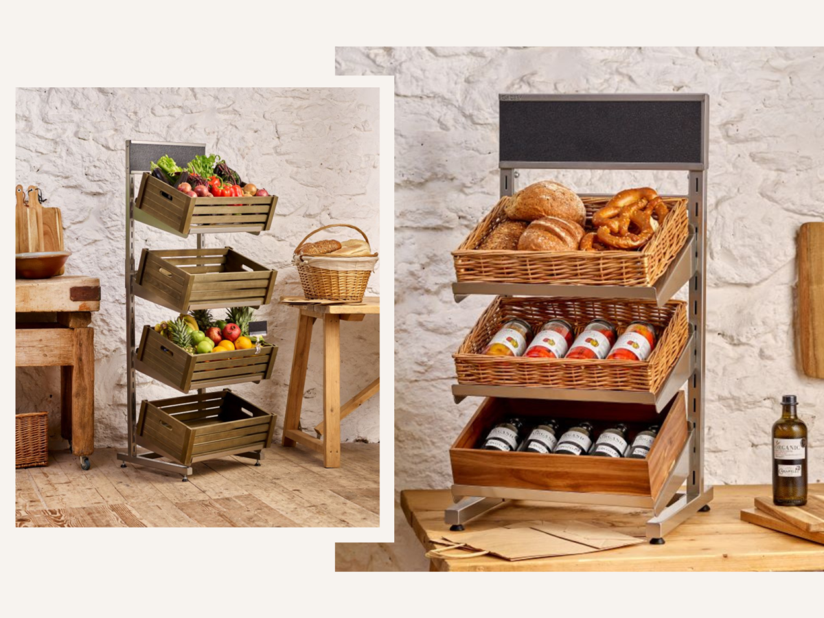 Metal Freestanding Display Unit