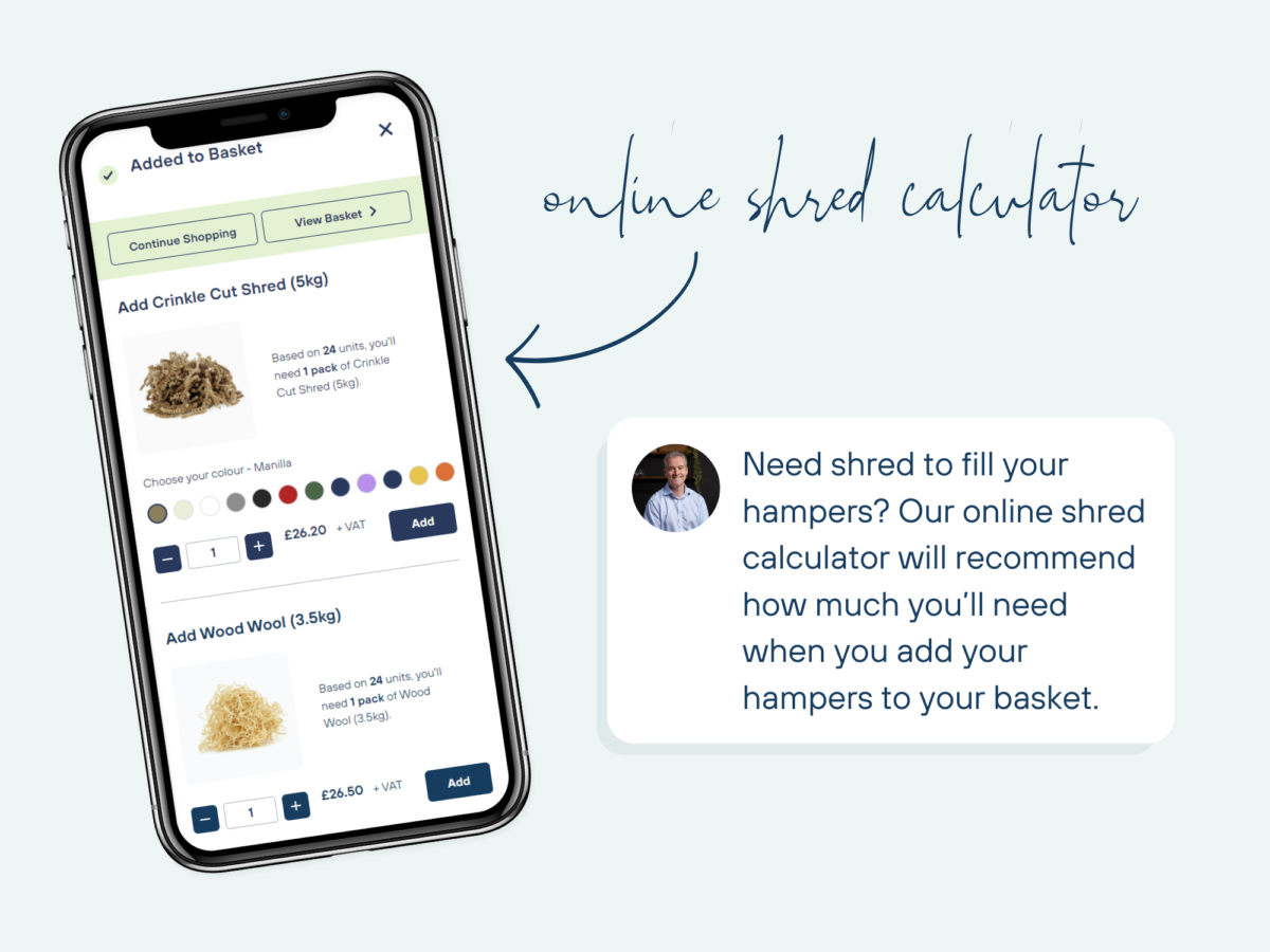 Shredded paper and wood wool calculator