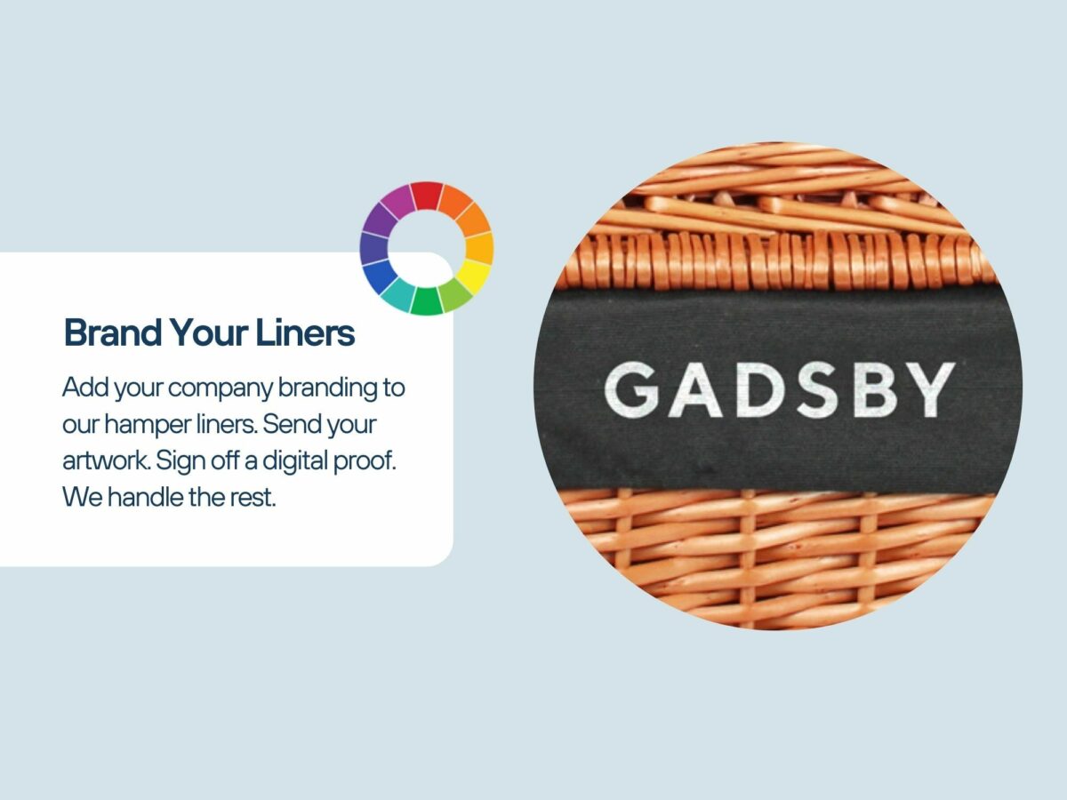 Add customisation to your hampers