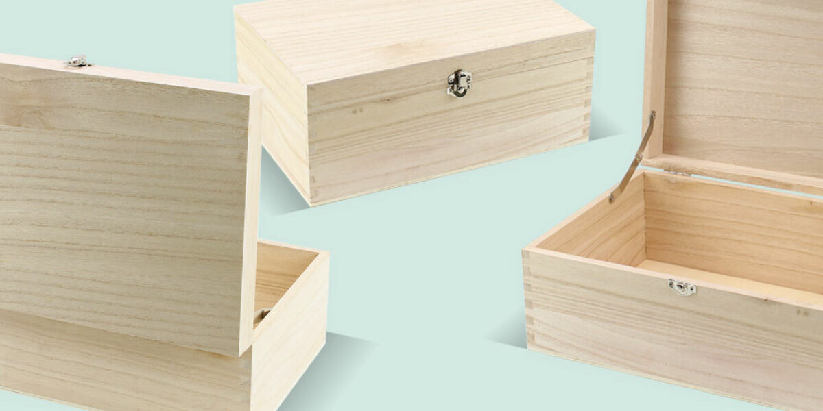 Wooden Hamper Box