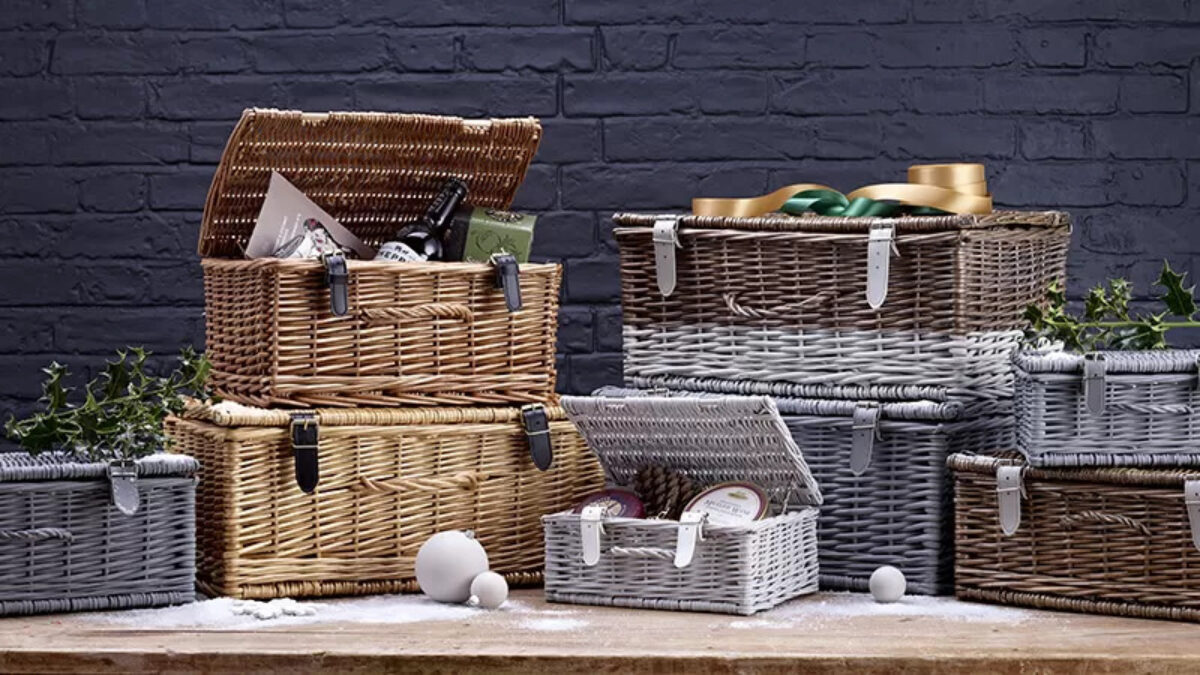 Hampers with Christmas Decorations