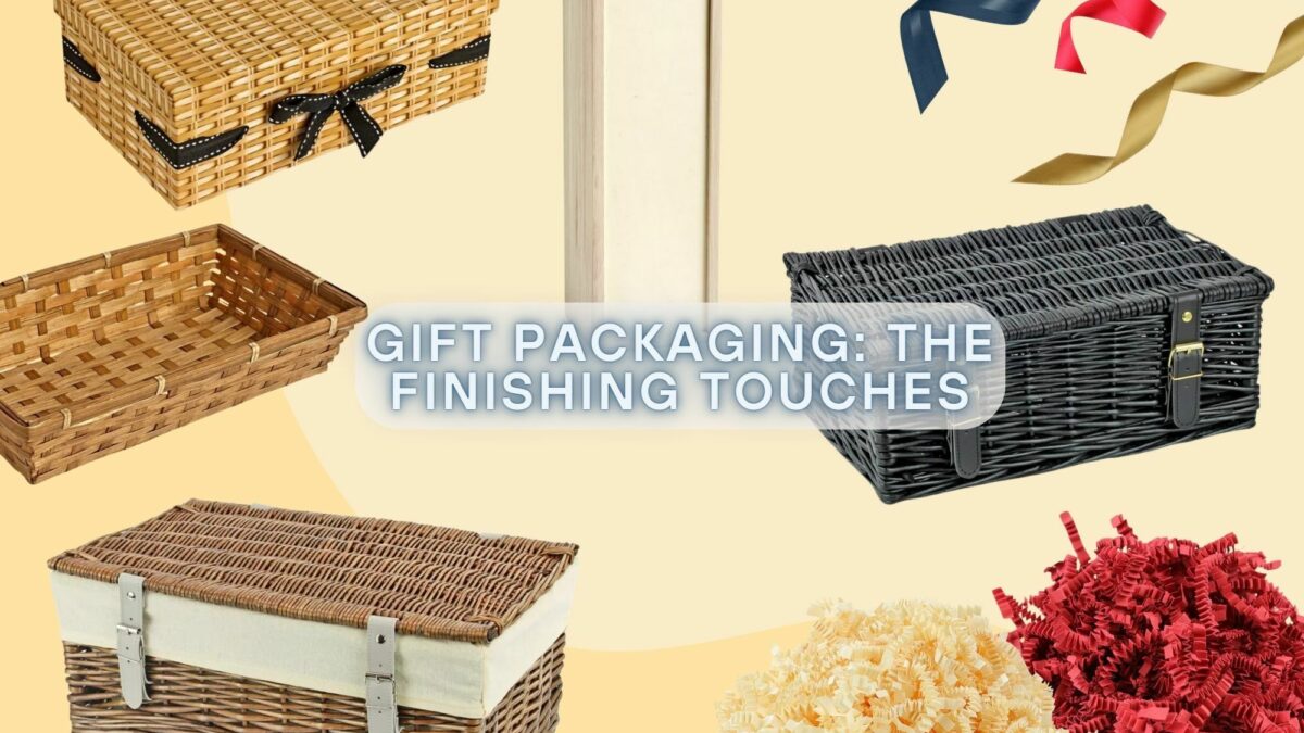 Gift packaging the finishing touches