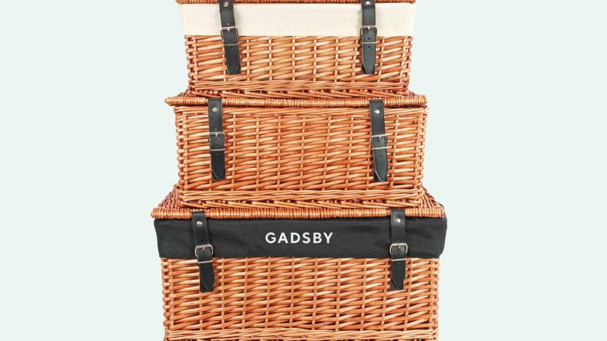 Split willow hampers