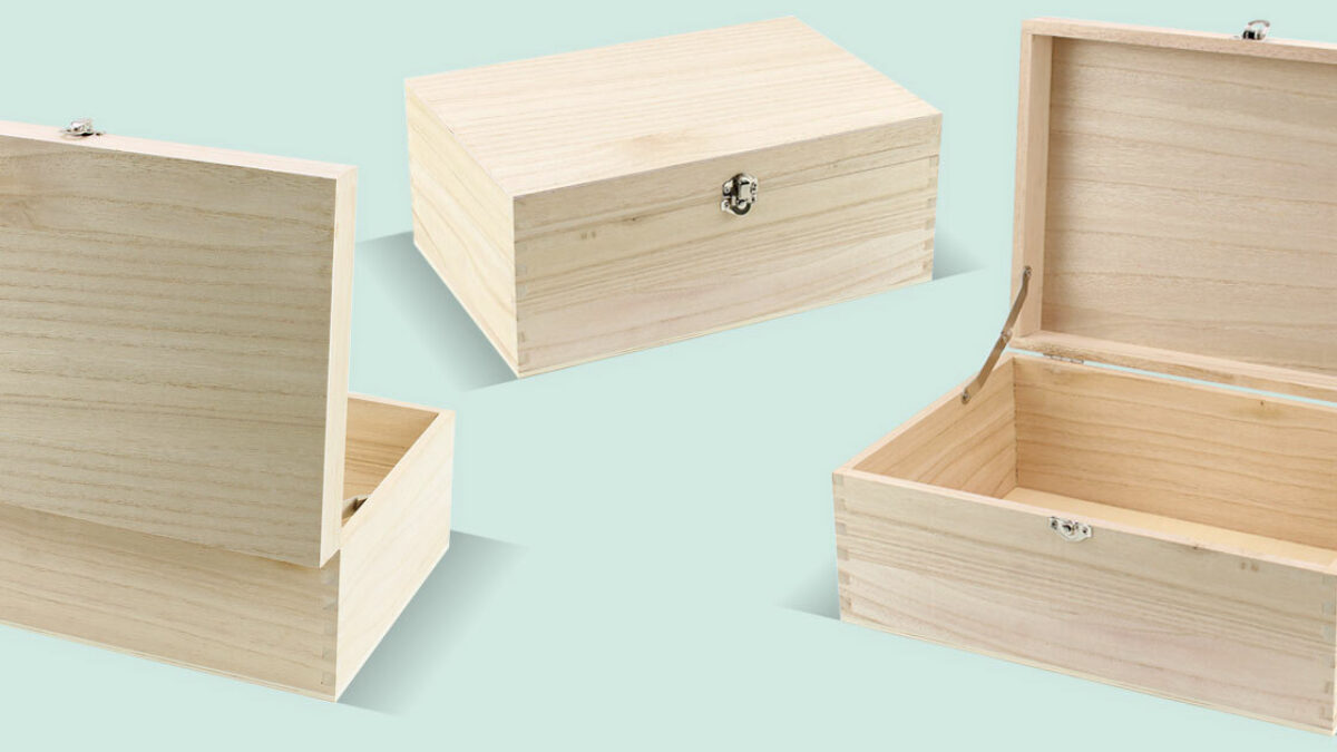 Wooden Hamper Box