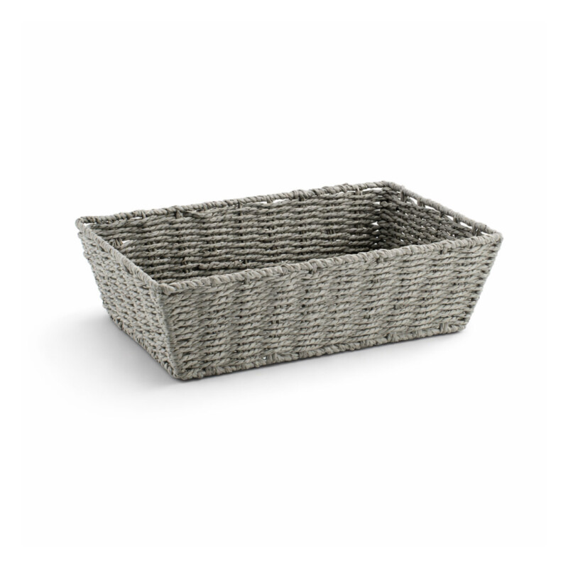 Large Grey Paper Rope Tray | Gadsby