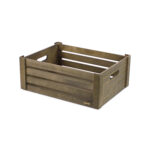 Olive Grey Wooden Riser 40 x 30cm
