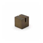 Olive Grey Cube Ticket Holder