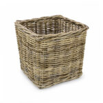 Medium Kubu Rattan Square Storage Basket