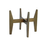 Wooden Shopping Basket Stand