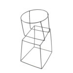 Metal Basket Stand