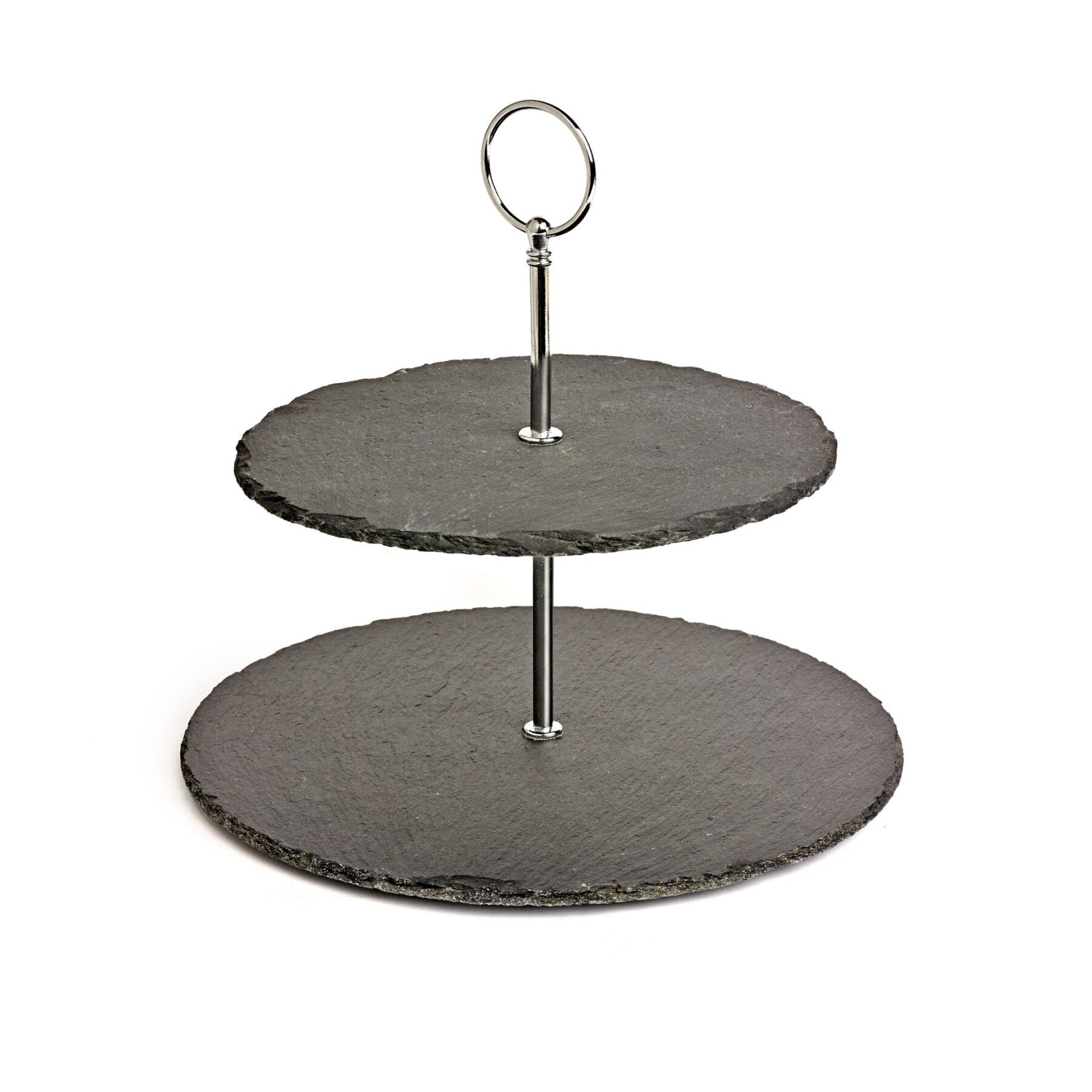 2 Tier Slate Cake Stand