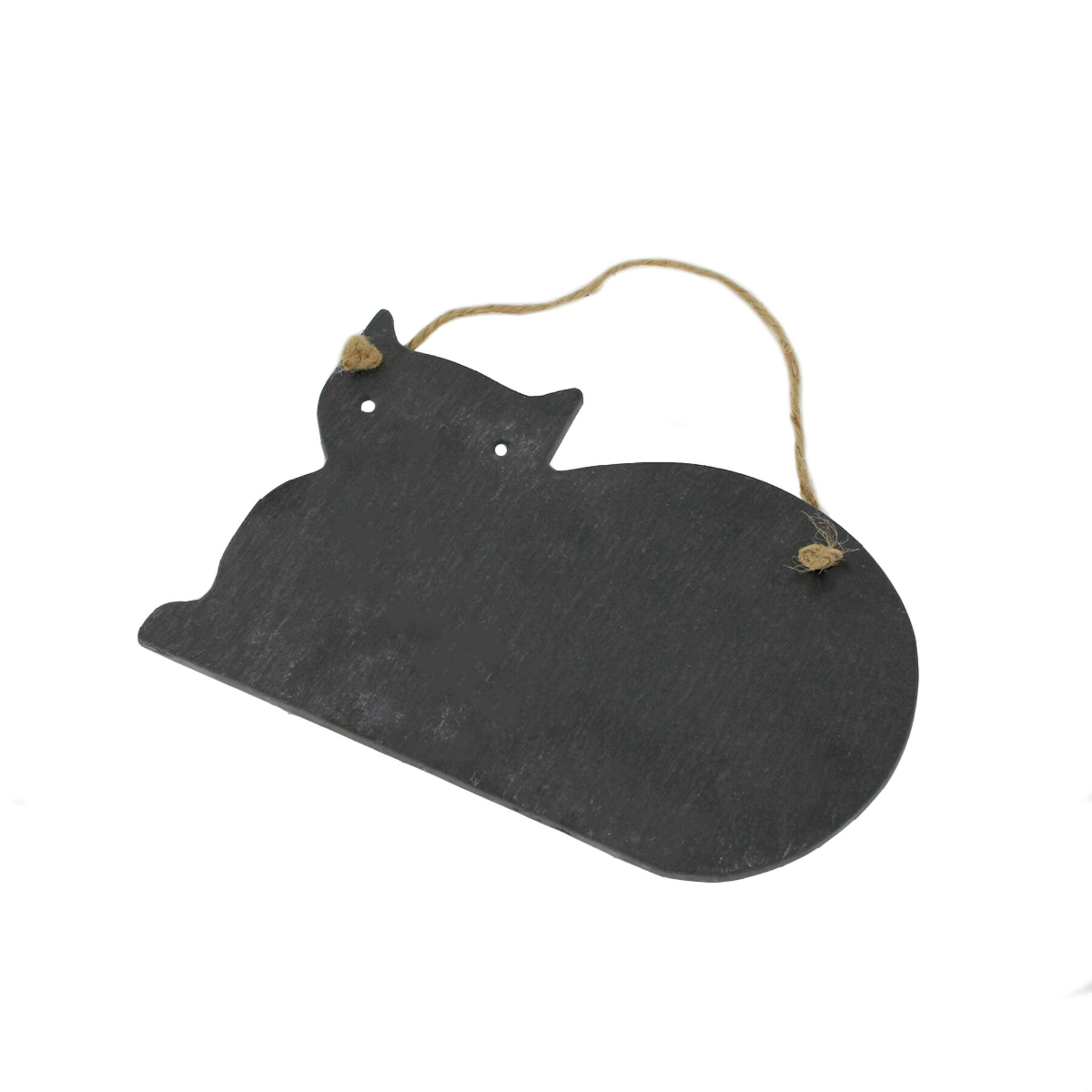 Cat Shape Slate Sign