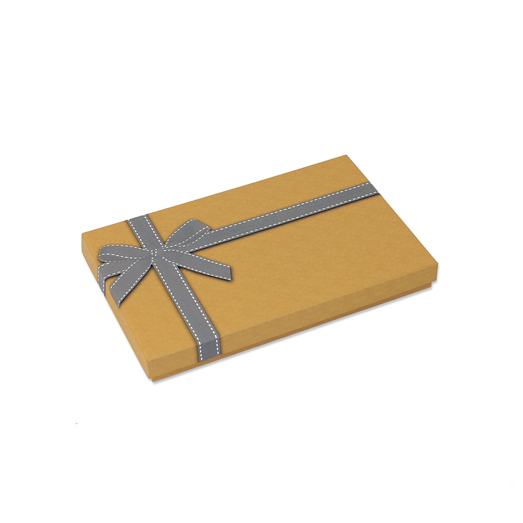 12 Letterbox Gift Boxes - Manilla & Grey