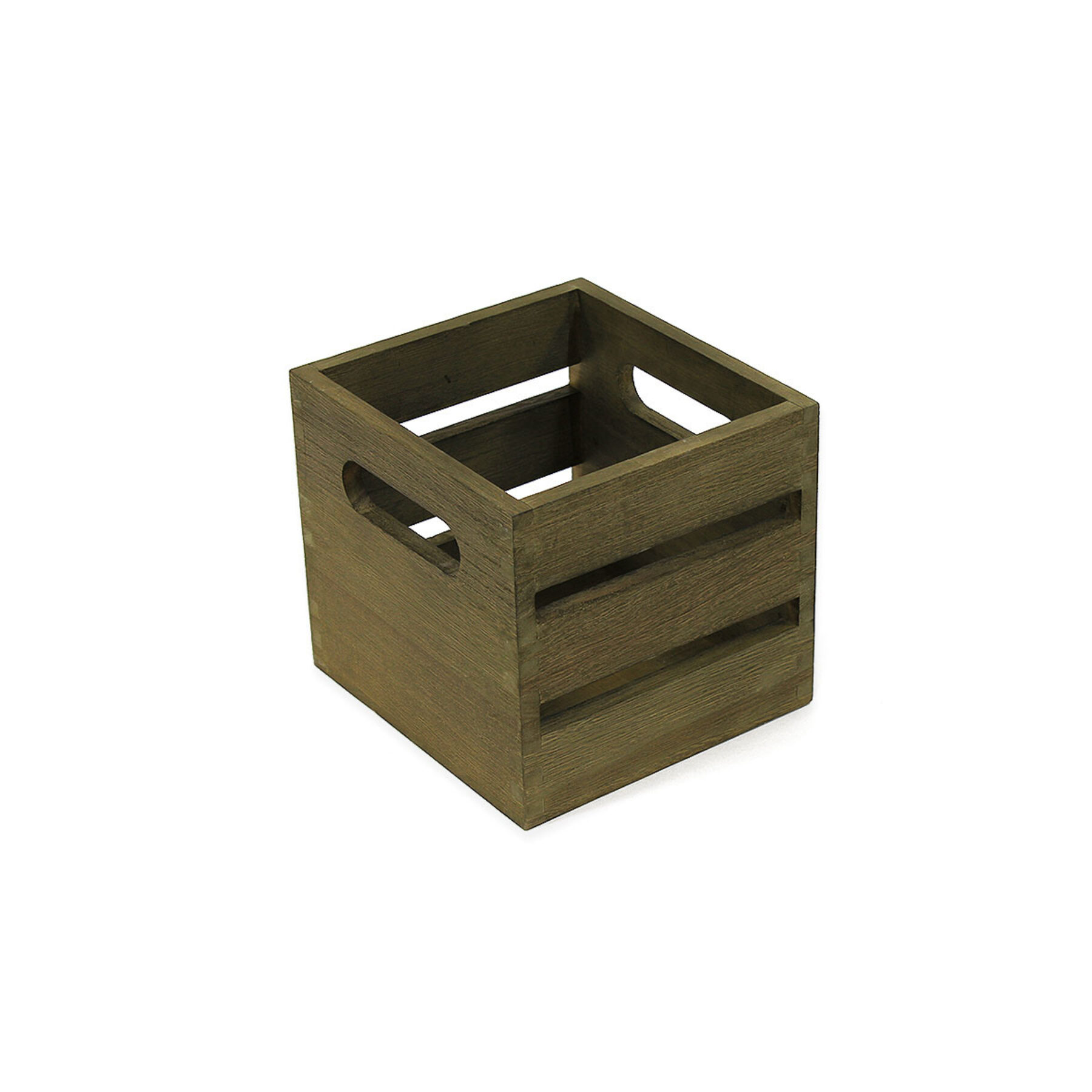 Small Wooden Crate - Dark