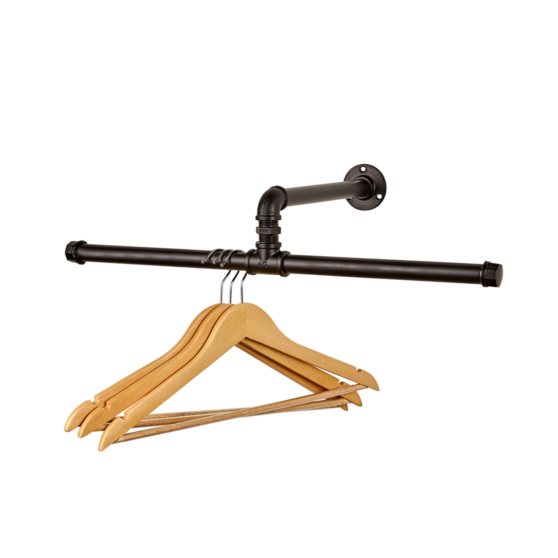 60cm T-Bar Display Rail - Black