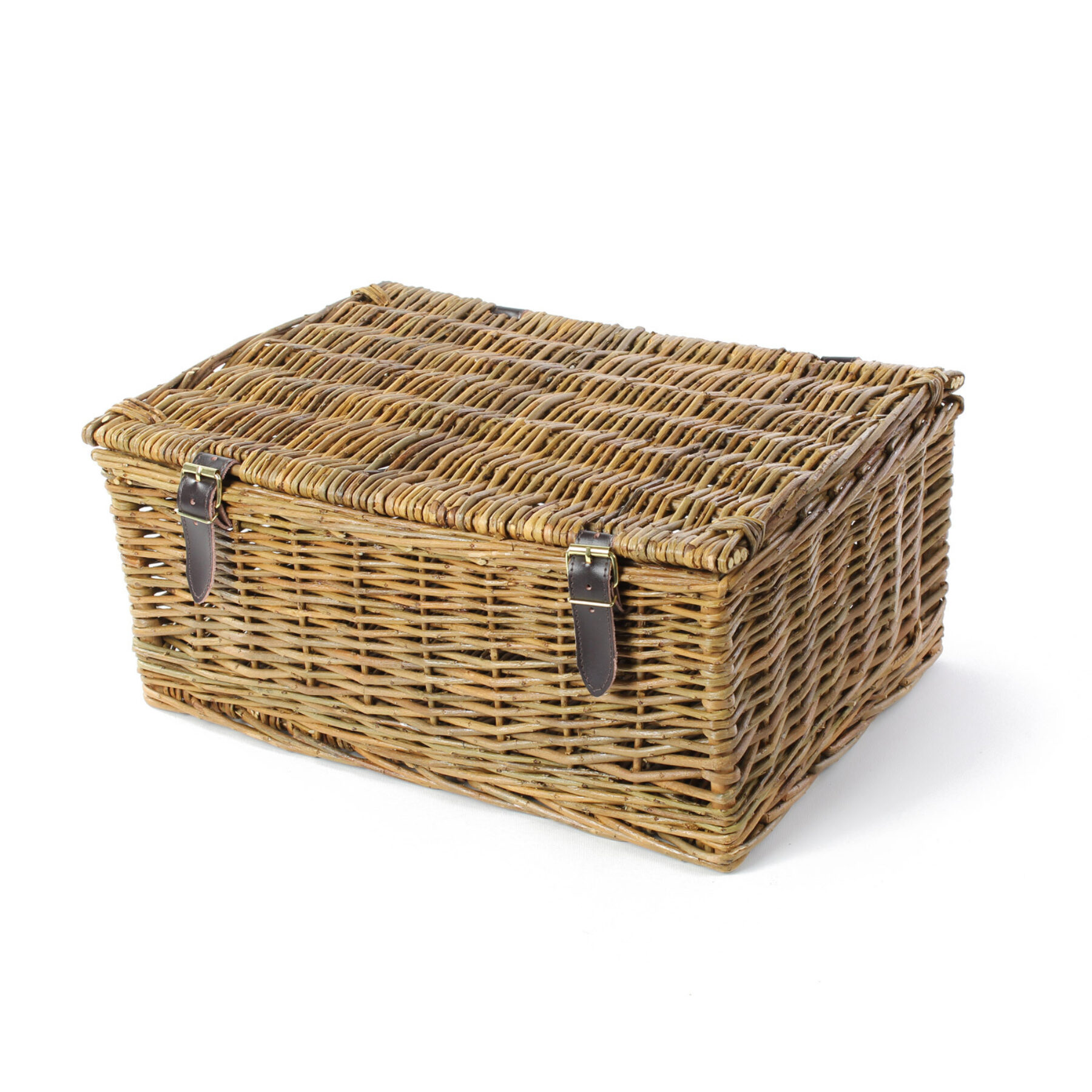 18 Inch Unpeeled Wicker Hamper