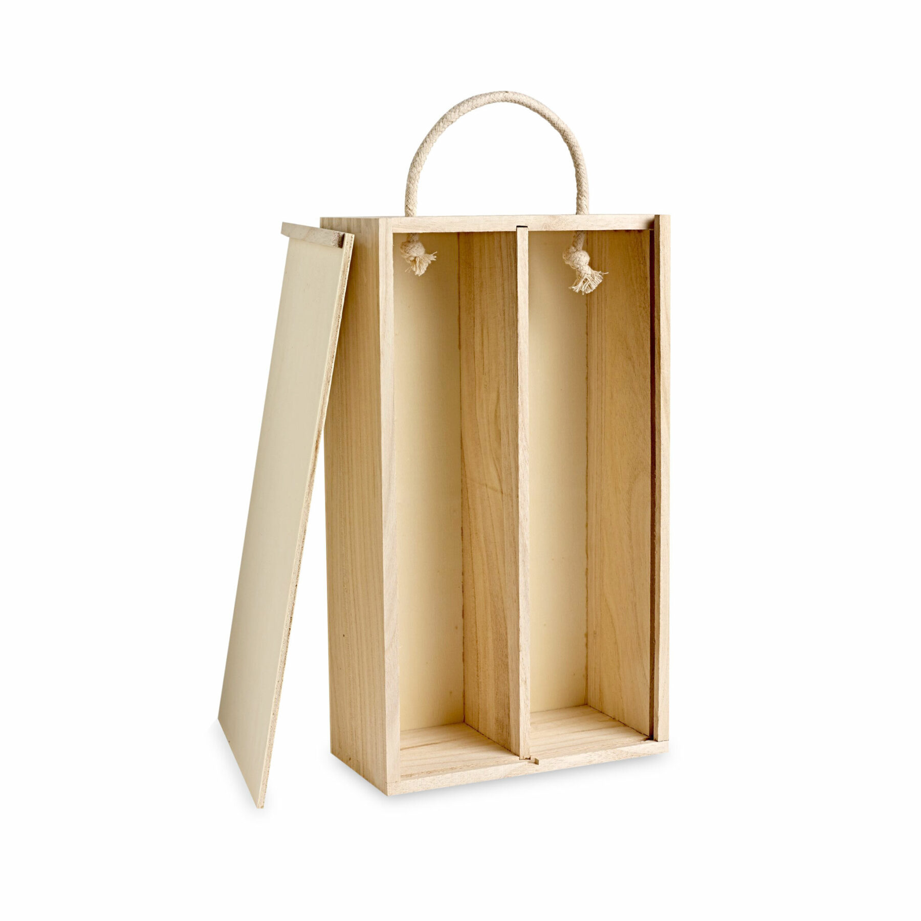 2 Bottle Wooden Wine Box