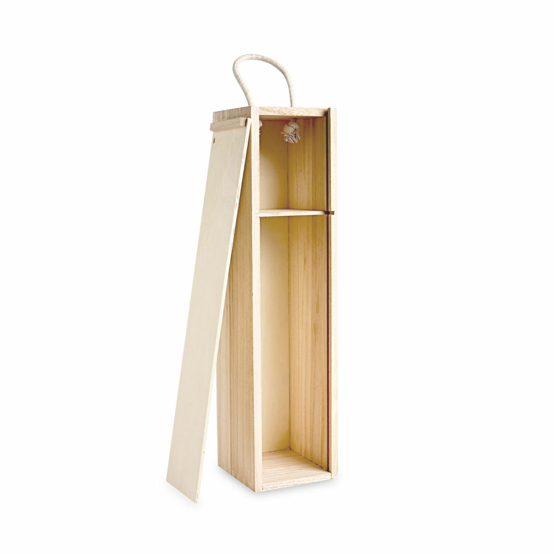 1 Bottle & Gift Wooden Wine Box