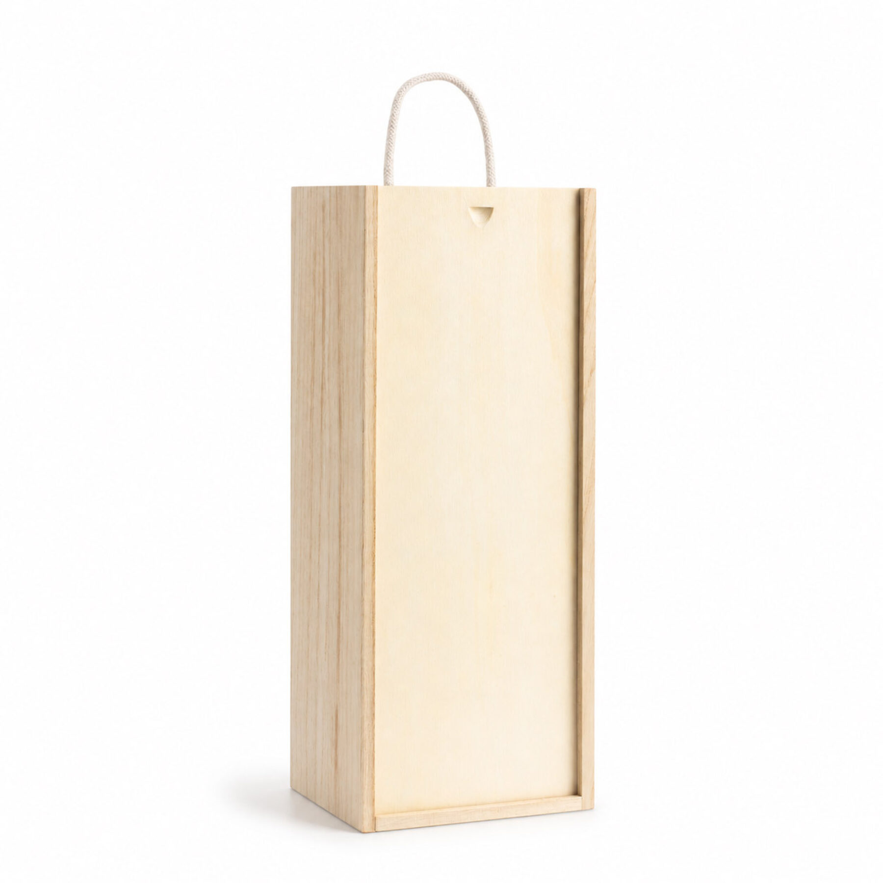 1 Champagne Bottle Wooden Box