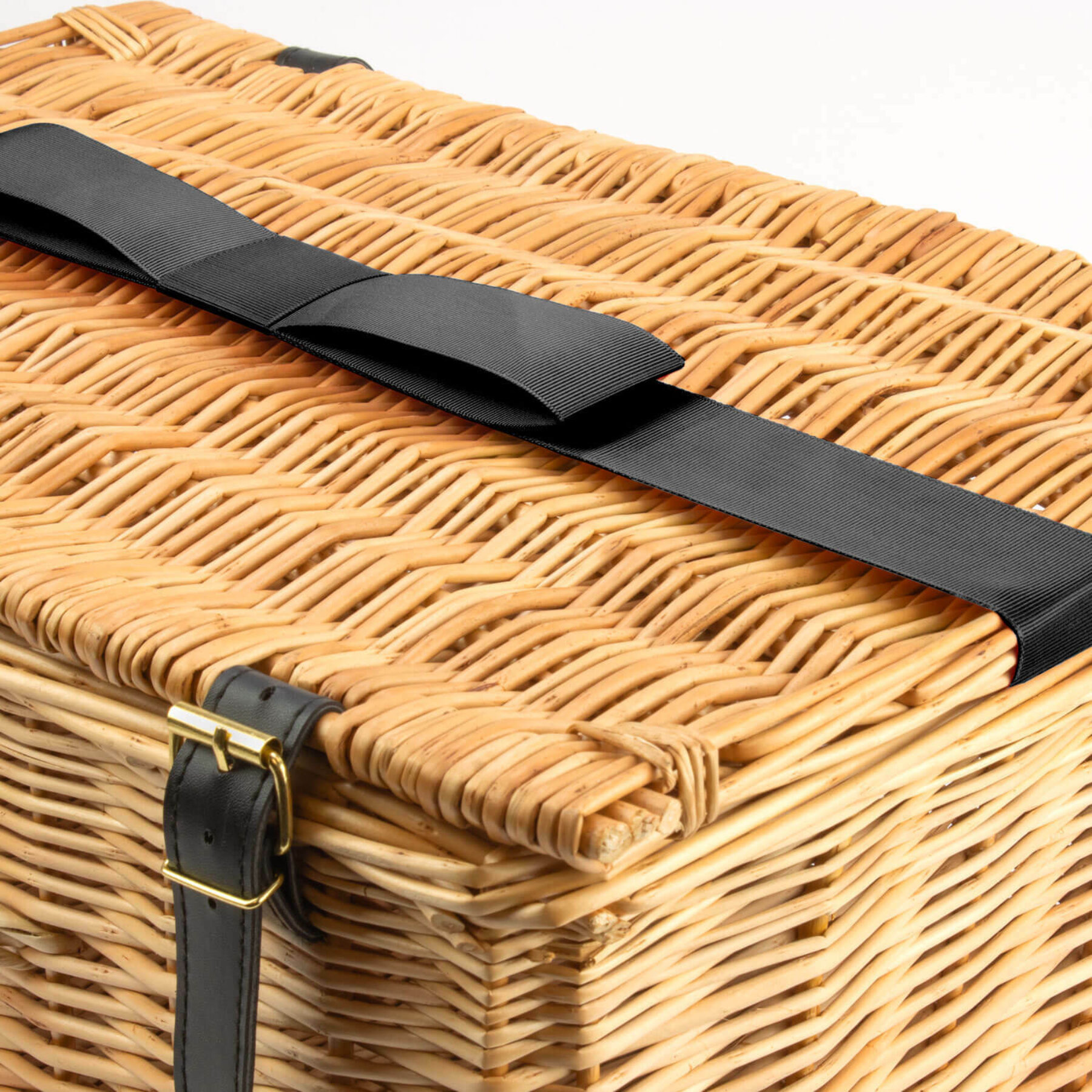 Pre-tied Black Bow for 14 Inch Hamper (6pcs)