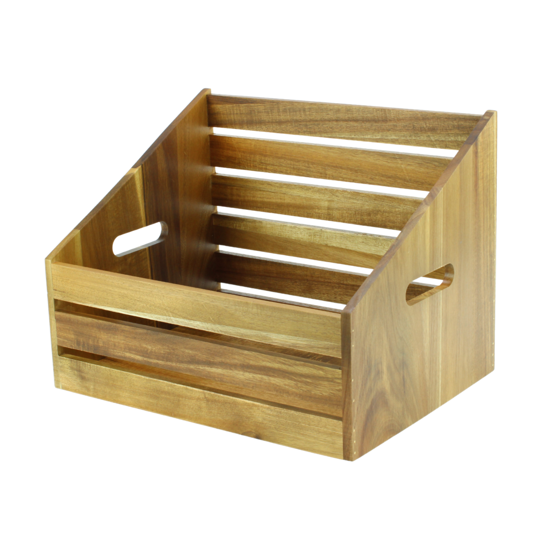 Acacia Sloping Display Crate 40 x 30cm